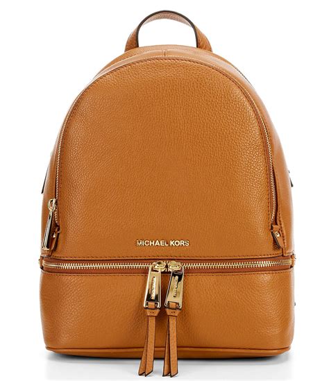 Michael Kors Rhea Zip Small Pebble Leather Backpack 